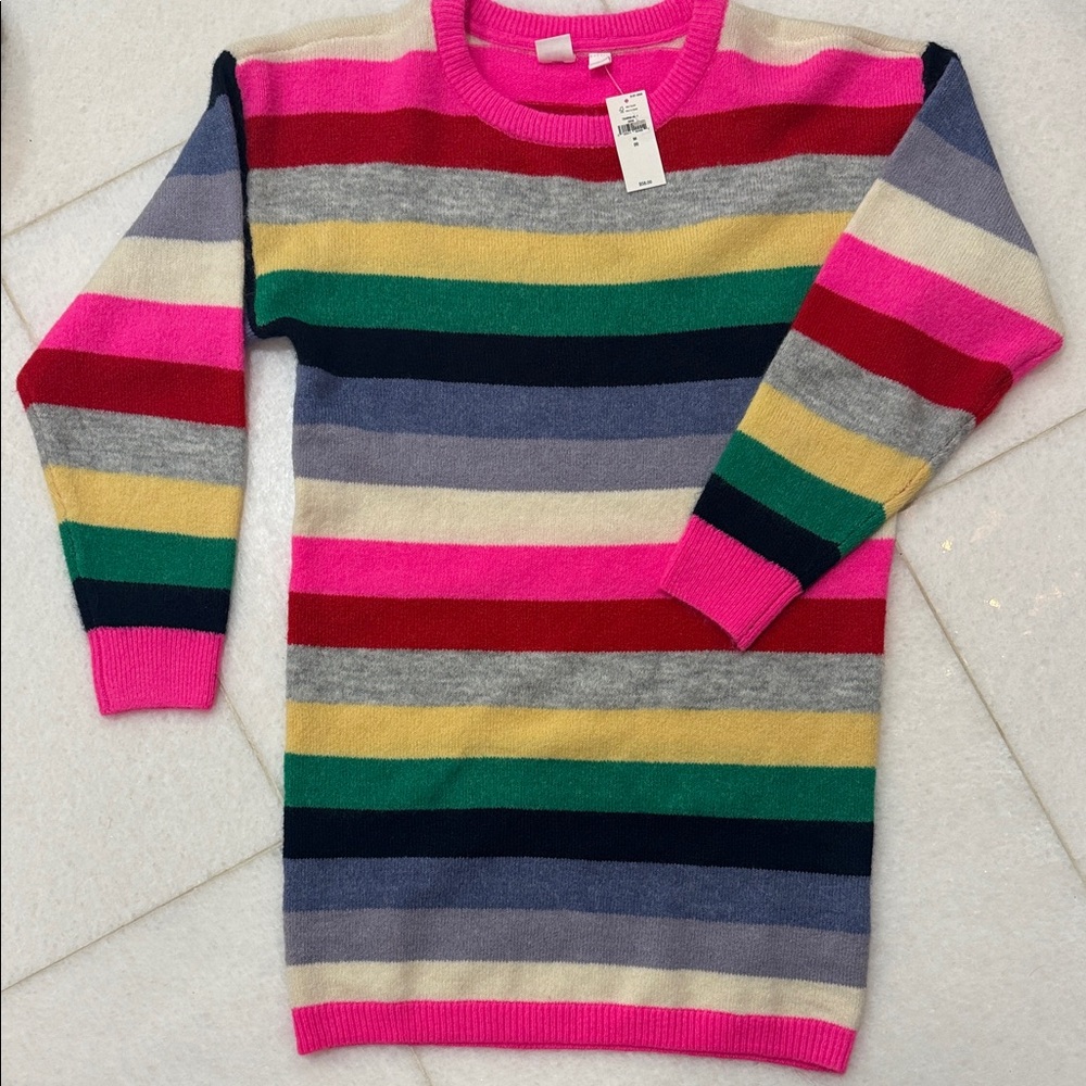 GAP Kids Multicolor Striped Casual Dress